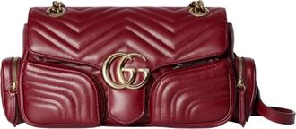 Gucci Rode Modieuze Tassen voor Vrouwen - Dames - Schoudertassen - Rood - ONE Size - Tassen