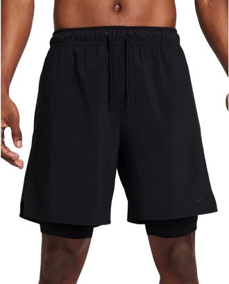 Nike Unlimited Dri-FIT 7 2-in-1 Versatile Shorts - Heren - Sport - Zwart - Maat: S Spandex