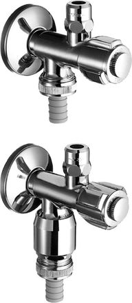 Schell V&aacute;lvula De &Aacute;ngulo De Aguja Doble Schell Comfort, Con (rv)