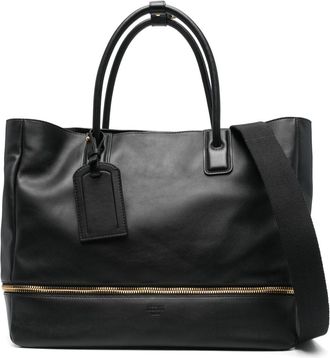 Moschino Black Bag with Gold Zipper Detail