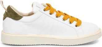 Panchic Schoenen, Dames, Wit, 36 EU, Veterschoen Microfibre Suede