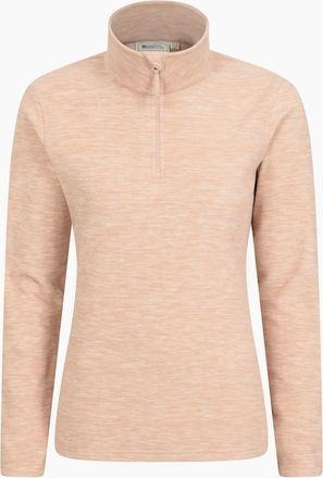 Mountain Warehouse Womens Mountain Warehouse Womens/Ladies Snowdon Melange Fleece Top - Cream - Size: 24