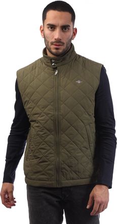 GANT Heren Windcheater Gilet (Groen)