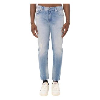 Diesel Heren, Jeans, Blauw, Maat: W31 Katoen