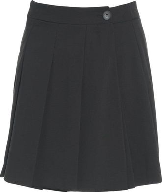 Kaos Pleated Mini Skirt With Defined Waist