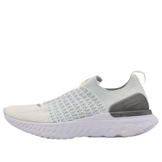Nike (WMNS) Nike React Phantom Run Flyknit 2 True White Silver CJ0280-100