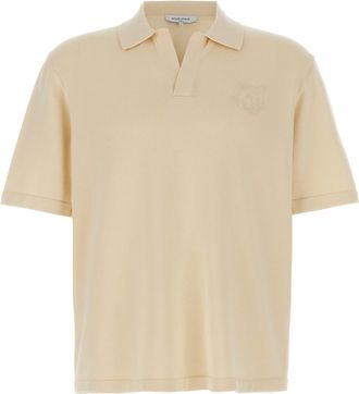 Maison Kitsun&eacute; Maison Kitsune Mens Bold Fox Head Polo Shirt