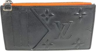 Louis Vuitton Pre-owned Wallets, male, Black, Size: ONE SIZE Pre-owned Canvas Wallet