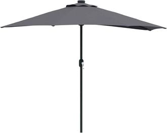 vidaXL Parasol De Jard&iacute;n Antracita 294 X 150 X 224 Cm Tela Vidaxl