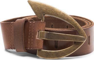 Free People Noa Leather Belt in Cognac at Nordstrom, Size X-Small/small