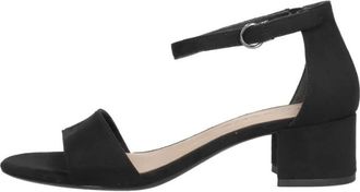 Tamaris Sandalen Hak - Dames - Sandalen met hakken - Zwart - 38 EU - Schoenen