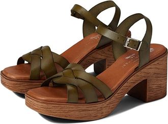 Eric Michael Heidi Womens Shoes Green : EU 36 (US Womens 5.5-6) M (B), Leather