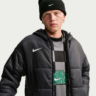 Nike Mens Academy Soccer Synthetic-Fill Jacket in Black | IM4143-010