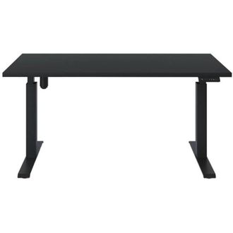 OEM Escritorio El&eacute;ctrico De Altura Regulable Negro 138 X 68 Cm
