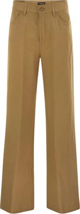 Dondup Pantaloni Amber con cinque tasche - Marrone