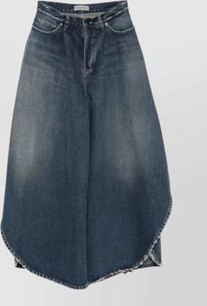 Balenciaga tulipano distressed straight-leg jeans