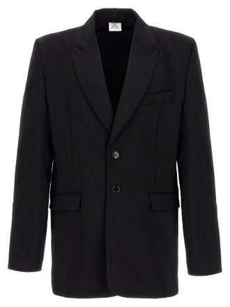 VETEMENTS Blazer ricamato logo Vetements