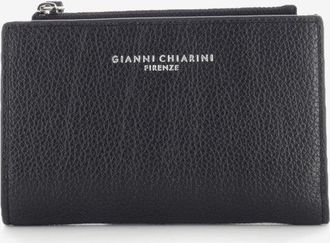 Gianni Chiarini Portafoglio in pelle grana dollaro nero