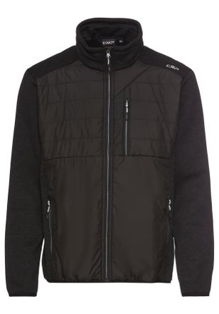 F.lli Campagnolo Hybridjacke CMP, Herren, Gr. 46, schwarz (nero), Web, Obermaterial: 100% Polyester. Futter: 100% Polyester. Wattierung: 100% Polyester, Jacken Hybridj