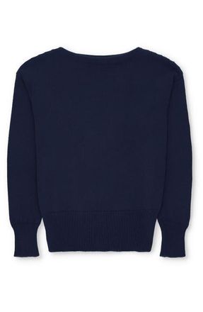 Fortela Noah Cotton Crewneck Sweater in Blue at Nordstrom, Size Xx-Large