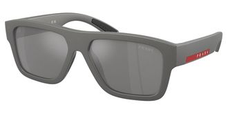 Prada PS 04ZSF Asian Fit 16X7W1 Mens Sunglasses Grey Size 56