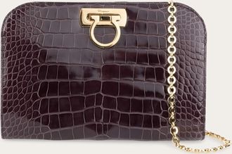 Ferragamo Women Diana clutch Red