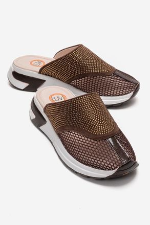 Prologue GLEA Mesh Strass Mules Dames