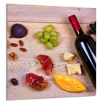 OEM Pannello In Vetro Per Cucina 60x65 Food