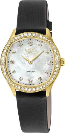 Gevril Group Morcote Diamond Mother of Pearl Dial Ladies Watch 19221.1
