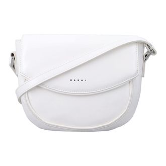 Marni Cross Body Bags, female, White, Size: ONE SIZE Smile Bag