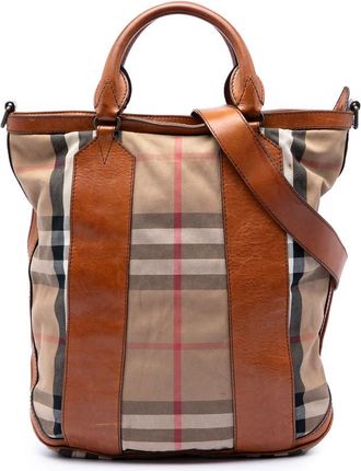 Burberry Pre-owned Burberry House Check Canvas Bonington Satchel Ladies I498ADGQ6DI449BI