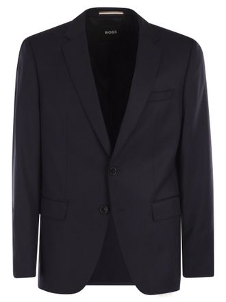 HUGO BOSS Slim Fit Blazer In Virgin Wool Serge