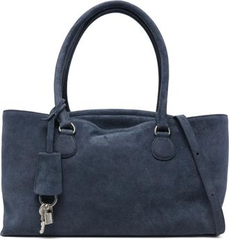 Osoi Shell Brot shopper met handvat - Blauw