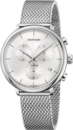 Calvin Klein Highoon Quartz Horloge - Heren - Horloges - Grijs - ONE Size - Accessoires