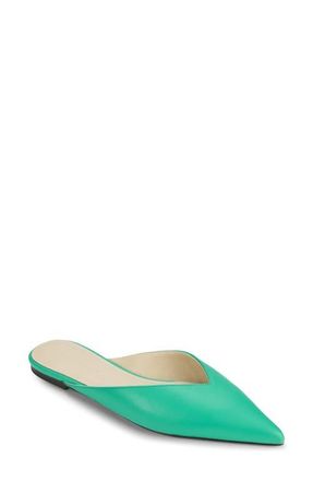 Yosi Samra Nera Pointed Toe Flat in Teal at Nordstrom, Size 6.5