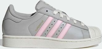 adidas Originals Superstar scarpe in grigio due / rosa chiaro / off