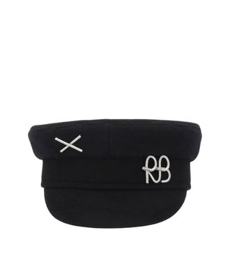 Ruslan Baginskiy Black Logo Bakerboy Hat