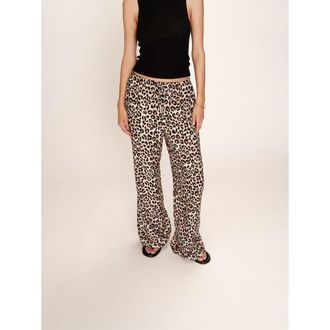 Grace & Mila Bedrukte broek met wijde pijpen RICK