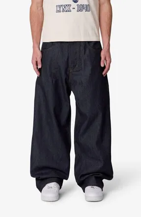 mnml Darted Baggy Baggy Leg Jeans in Rinsed Indigo at Nordstrom, Size 30