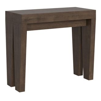 Itamoby Consola extensible 90x40/196 cm efecto madera nogal