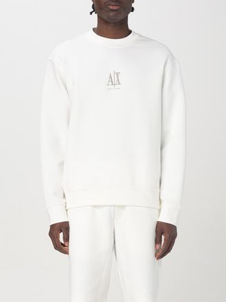 A|X Armani Exchange Felpa basic Armani Exchange in misto cotone con monogram
