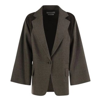 Max Mara Mxsfenice Jas - Dames - Jassen - Bruin - Maat: 2XS Wol