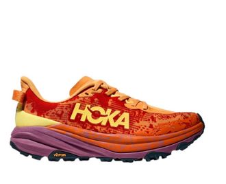 Hoka One One Womens Speedgoat 7 Shoes In Sherbet/beet Root