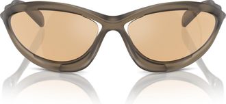 Prada 0pr A26s Sculptural Brown Sunglasses