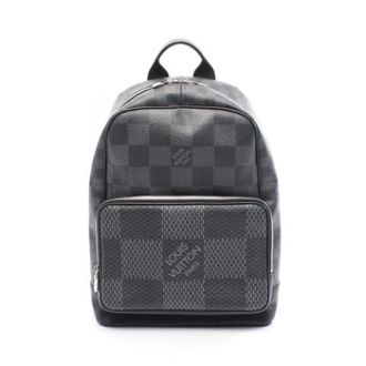 Louis Vuitton Vintage, unisex, Zwart, ONE Size, Pre-owned Canvas Rugzak