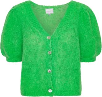 Americandreams Harper Cardigan - Dames - Vesten - Groen - L - Wol - Truien & Vesten