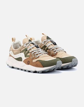 Flower Mountain Mens Flower Mountain Yamano 3 Mens Beige Trainers - Multi - Size: UK 6.5 / eu 40 / us m7 - w8.5