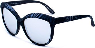 Italia Independent Gray Acetate Womens Sunglasses