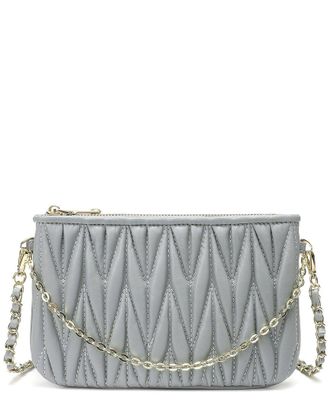 Tiffany & Fred Quilted Leather Crossbody Clutch