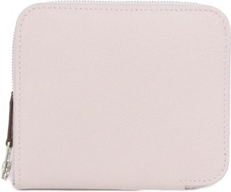 Herm&egrave;s Pink Silk Wallet (Bi-Fold) (Pre-Owned)
